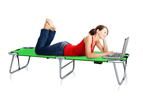 GigaTent One Person 5'10' Tall Lightweight Cot Green, 72″L x 25″W x 14″H