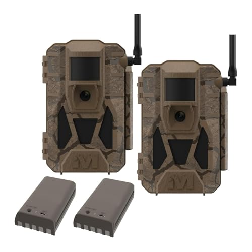 Image of Muddy Matrix 2.0 Dual Network Cellular Trail Camera, 36MP (Brown, 2 Pack) | Dual-Network ATT and Verizon, 36MP Photos, 1080p Video with Audio, 2x5000mah Battery Cartridges Included