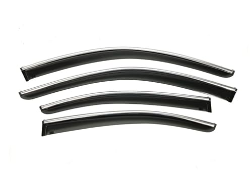 【パーツヤードオンリーワン】レクサス用 LS 40 系 ショートボディ メッキモール付き ドアバイザー サイドバイザー バイザー レクサスLS LS460 LS600h USF40 USF45 UVF45 q/p