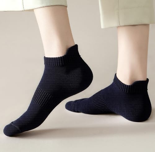 Image of 12-20 Pairs Athletic Ankle Socks for Women Breathable Low Cut Running Cushioned Moisture Wicking for Sport Traveling