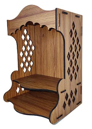 Templo de madera hecho a mano para puja en hogar y oficina