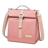 Artelaris Roll Top Lunch Bag for Men & Women, Small Portable Lunch Box Insulated Lunch Bag, Work Tot