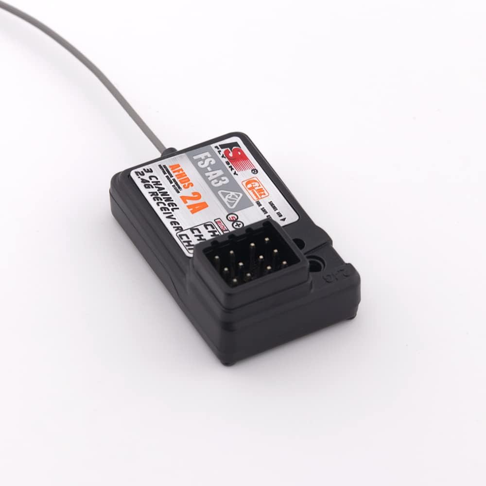 Flysky FS-A3 AFHDS2A 2.4G 3CH Receiver for Flysky GT2E GT2G Transmitter (2PCS FS-A3)