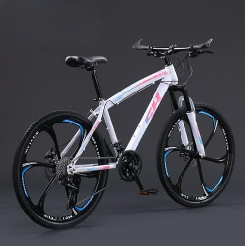 GRSMIS自転車 軽量 スポーツバイク 可変速ディスクブレーキ衝撃吸収ロード アルミ合金フレーム 成人男性と女性レーシング十代の学生作業オフロード自転車 軽量 耐震性 頑丈 耐荷重 誕生日や入学祝いのプレゼントに最適 (24インチ 24スピード,グラデー