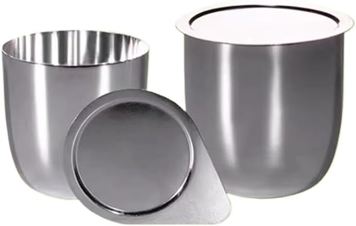 1pcs Lab 30ml/50ml Nickel Crucible with Cover for High Temperature and Alkali Resistance(50ml)