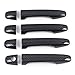 HIGH FLYING for Subaru WRX, STi 2015-2021, XV Crosstrek 13-17 Car Accessories Side Door Handles Cover Trim Carbon Fiber Grain ABS 8pcs