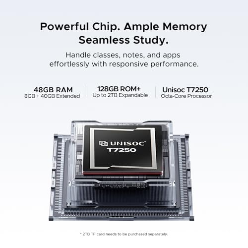 Image of P11 Pro Android 16 Tablet, 11 inch Tablet with Gemini AI, 48GB RAM+128GB ROM, Tablet 2.4K 90Hz, T7250 Octa-Core, 13MP+5MP, 8800mAh, 5G WiFi, Headphone, Tablet with Keyboard, Pen, Mouse-Black