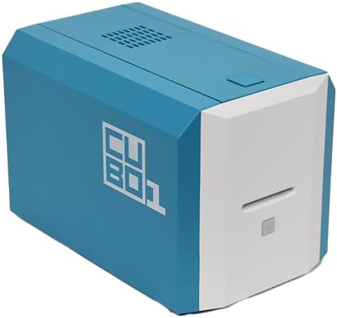 IDP IDP CUBO 1 ID Card Printer – Single-Sided USB Badge Printer for Full-Color & Monochrome Plastic Cards