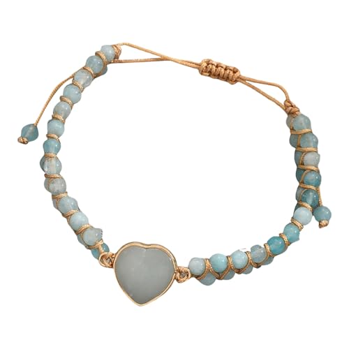 Bijoux de méditation en pierre de cœur tressé pour vos séances de yoga quotidiennes