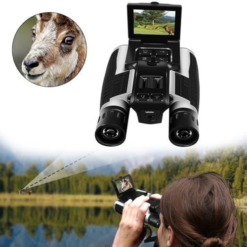 Binoculares digitales con cámara y Zoom óptico 12x miniatura 7