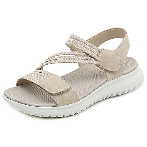 Sandalias de senderismo para mujer cómodas y con suela ligera para camping de verano
