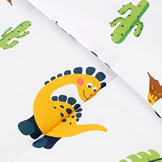 Utopia Bedding All Season Dinosaur Comforter Set with 2 Pillow Cases, 3 Piece Soft Brushed Microfiber Kids Bedding Set for Boys/Girls, Machine Washable (Twin)