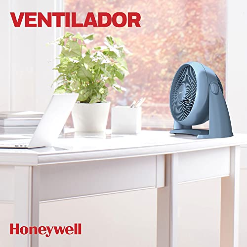 Miniatura 6 de Honeywell Ventilador Potente Turboforce, Refrigeración De Funcionamiento Silencioso, Inclinación Variable De 90 , 3 Ajustes De Velocidad, Anclaje En La Pared, Ventilador De Mesa, Ht900ne, Azul