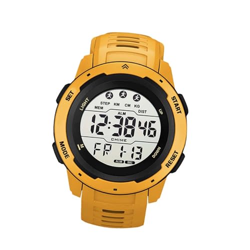 TIKATARER Digital Sports Watch for Men, Multifunctional Luminous Running Timer, Large Screen Outdoor Watch with Day Date Display, Ideal for Running