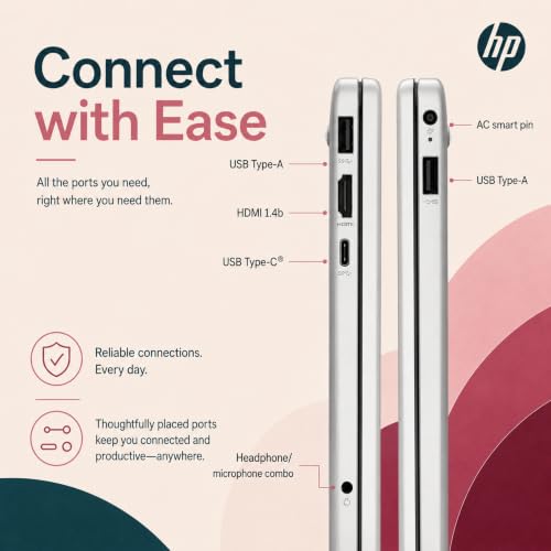 Image of HP Ultrabook Laptop, 16GB RAM, 640GB Storage, Intel Processor, Silver