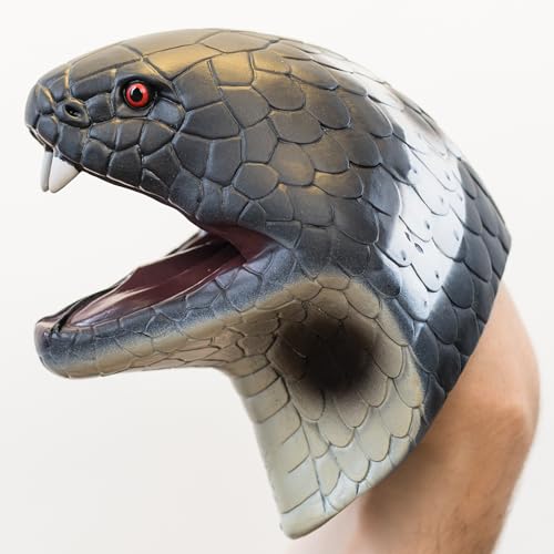 Wild Thingz Cobra Hand Puppet for Kids, 13 centimeters - Image 4