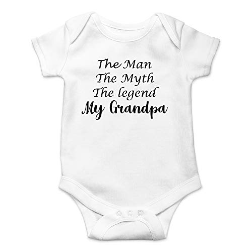 Image of CBTwear The Man, the Myth, the Legend Grandpa - Baby Clothes - Funny Newborn Bodysuit Outfits for Boys and Girls