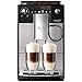 Melitta Latticia OT F300-101, Cafetera Automática con Molinillo Silencioso, Doble Espumado, Depósitos XL, Limpieza Automática, Personalizable, Plata