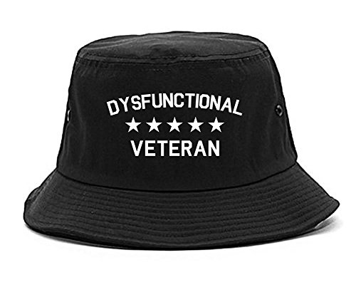 Kings Of NY Dysfunctional Veteran Mens Bucket Hat Black