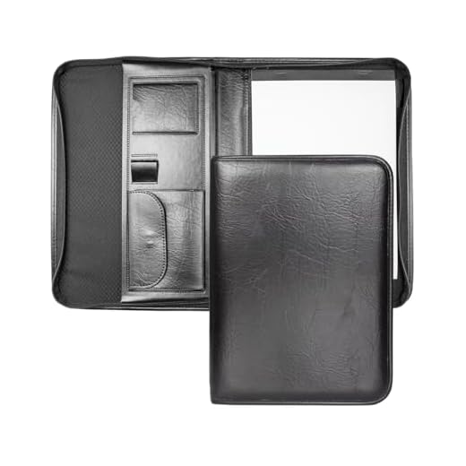 Pasta Executiva em Couro com Porta Calculadora Científica - INCORPAST 1568-Azul Royal