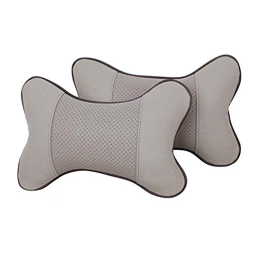 Neck Pillow Neck Car Seat Head Leather Support Cushion Pad Head Relax Muscle Health Care Elastic Neck Rest (Color : Colourc) (Coloura)
