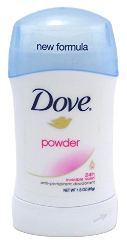 Dove Deodorant 1.6 Ounce Invisible Solid Powder (47ml) (6 Pack)