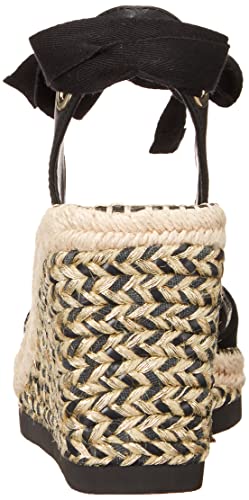 Vince Camuto Women's Footwear Women's Bendsen Espadrille Wedge Sandal, Black, 7 #TOP2