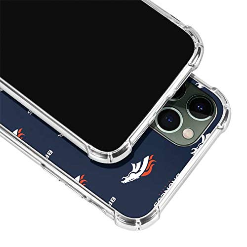 Skinit Clear Phone Case Compatible with iPhone 12 Pro Max - Officially Licensed NFL Denver Broncos Blitz Series Design