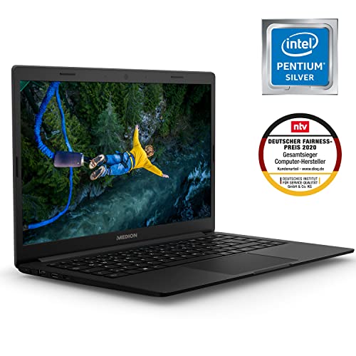 MEDION E4251 35,6 cm (14 Zoll) Full HD Notebook (Intel Pentium Silver N5030, 8GB DDR4 RAM, 256 GB M.2 SSD, Intel UHD Grafik, Webcam, Win 11 Home) – Bild 3