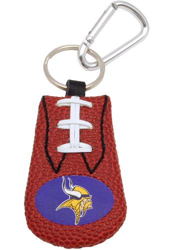 Porte-clés Minnesota Vikings finition classique football rigide et durable