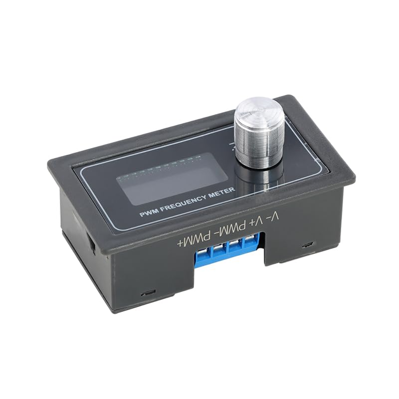 KP3 Digital PWM Signal Generator Module, Adjustable Frequency Duty Cycle Controller with Display and 4 Buttons for Bench Testing