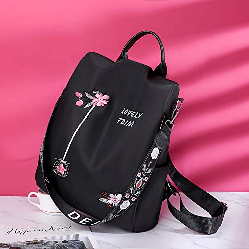 Mochila antifurto oxford new chic urbanity impermeável Preto