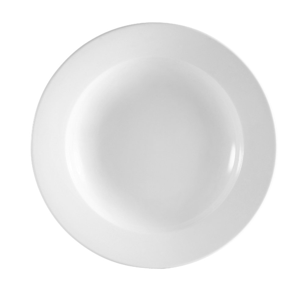 CAC China RCN-115 Clinton - Cuenco para pasta de porcelana (24 onzas, 12 unidades)