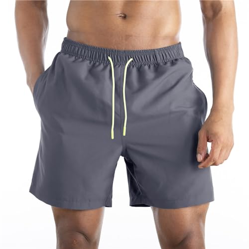 Shorts deportivos casual para hombre 7 pulg tiro elástico miniatura 1