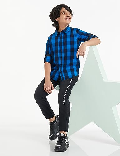Image of Amazon Brand - Jam & Honey Boys Boys 100% Cotton Printed Half and Full Sleeves Shirt | Age 2-12 Years