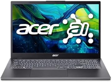 Aspire 15 AI Ready Laptop | 15.6" FHD 1920 x 1080 IPS Display | AMD Ryzen 7 8840HS | AMD Radeon 780M Graphics | 16GB DDR5 | 1TB Gen4 SSD | Wi-Fi 6E | Copilot Key | Windows 11 Home | A15-61M-R8B0