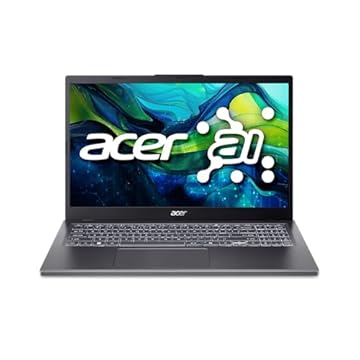 acer Laptop Aspire 15 AI Ready | Tela IPS FHD 1920 x 1080 de 15,6 polegadas | AMD Ryzen 7 8840HS | Gráficos AMD Radeon 780M | DDR5 de 16 GB | SSD Gen4 de 1 TB | Wi-Fi 6E | Chave Copiloto | Windows 11