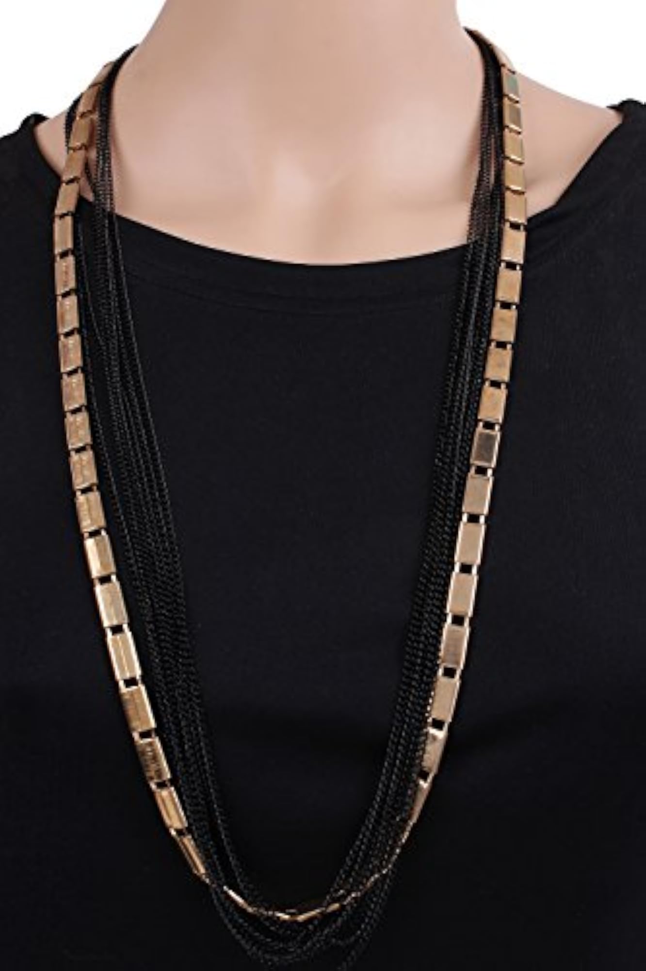 Shining Diva Chain Statement Necklace, Gift for Her