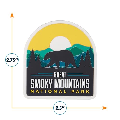Imán para refrigerador PVC Great Smoky Mountains miniatura 3
