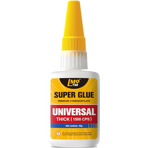 Lmq Lash LMQ-B-TK-1 Ca Glue, Thick Super Glue For All Purpose, 30G Cyanoacrylate Glue cover