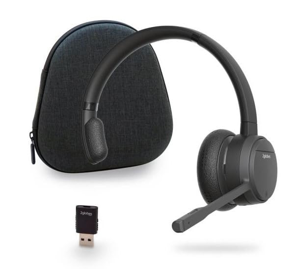Auriculares Hybrid X Mono con Bluetooth, DECT, alcance de 150 m y adaptador USB-A para PC