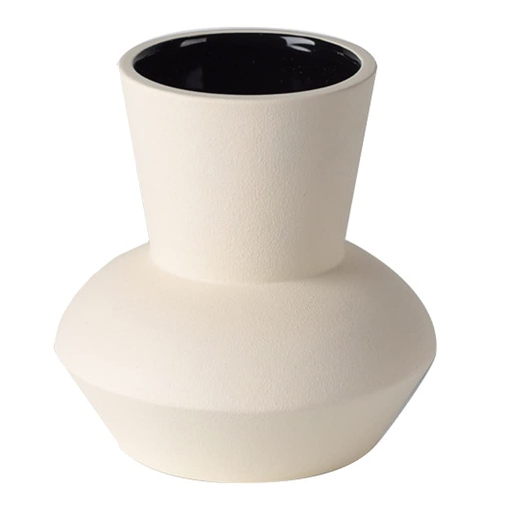 Ceramic vase， Nordic Beige Frosted