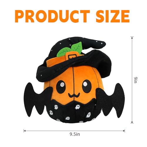 Halloween-Pumpkin-Witch-Plush-Toy-With-Bat-Wings-Stuffed-Animal-Plushies-and-Witch-Decorations-Soft-Fluffy-Hugging-Decor-Present-for-Kids-and-Adults Halloween Pumpkin Witch Plush Toy With Bat Wings Stuffed Animal Plushies and Witch Decorations Soft Fluffy Hugging Decor Present for Kids and Adults