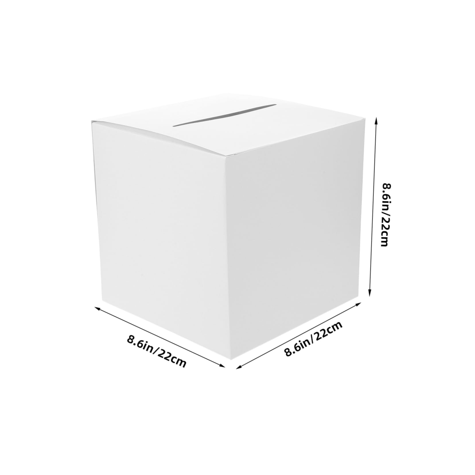 SOLUSTRE 1Set Wedding Card Storage Box Paper Card Box for Envelopes Postcards Versatile Wedding Reception Decoration Includes Greeting Cards