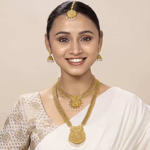 Image of Peora Bridal Jewellery Set Gift for Women