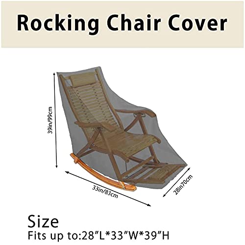 Fodera per cuscino per dondolo da giardino, impermeabile, ricambio per sedie a dondolo da giardino, 150 x 150 x 10 cm, colore caffè