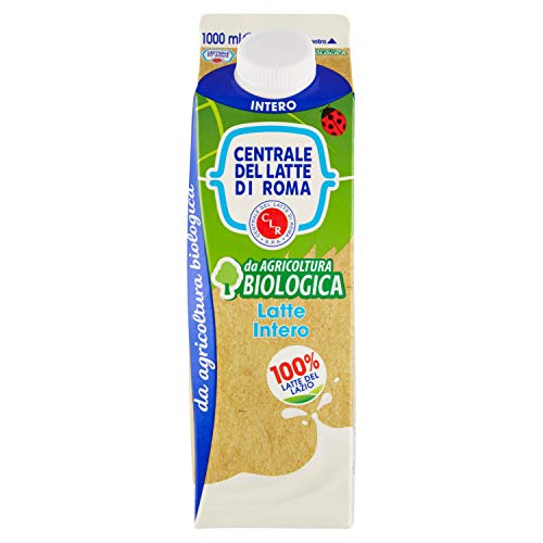 Centrale del Latte di Roma, Latte Intero Pastorizzato a temperatura elevata, da Agricoltura biologica, 1L
