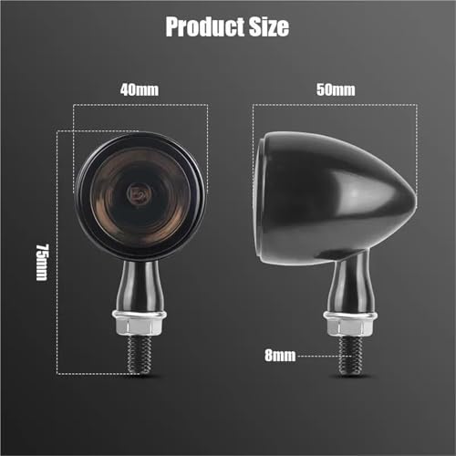 Clignotant moto ambre et feu stop pour les trajets en Kawasaki - 4