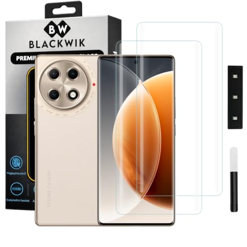 Image of Blackwik UV Curved Tempered Glass for Tecno Camon 30S | 2-Pack