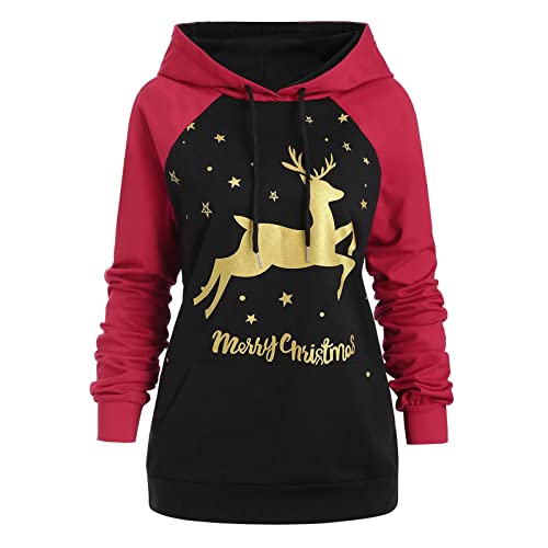 SANFASHION - Abrigo - Animal Print - para Mujer Rouge Tunique L